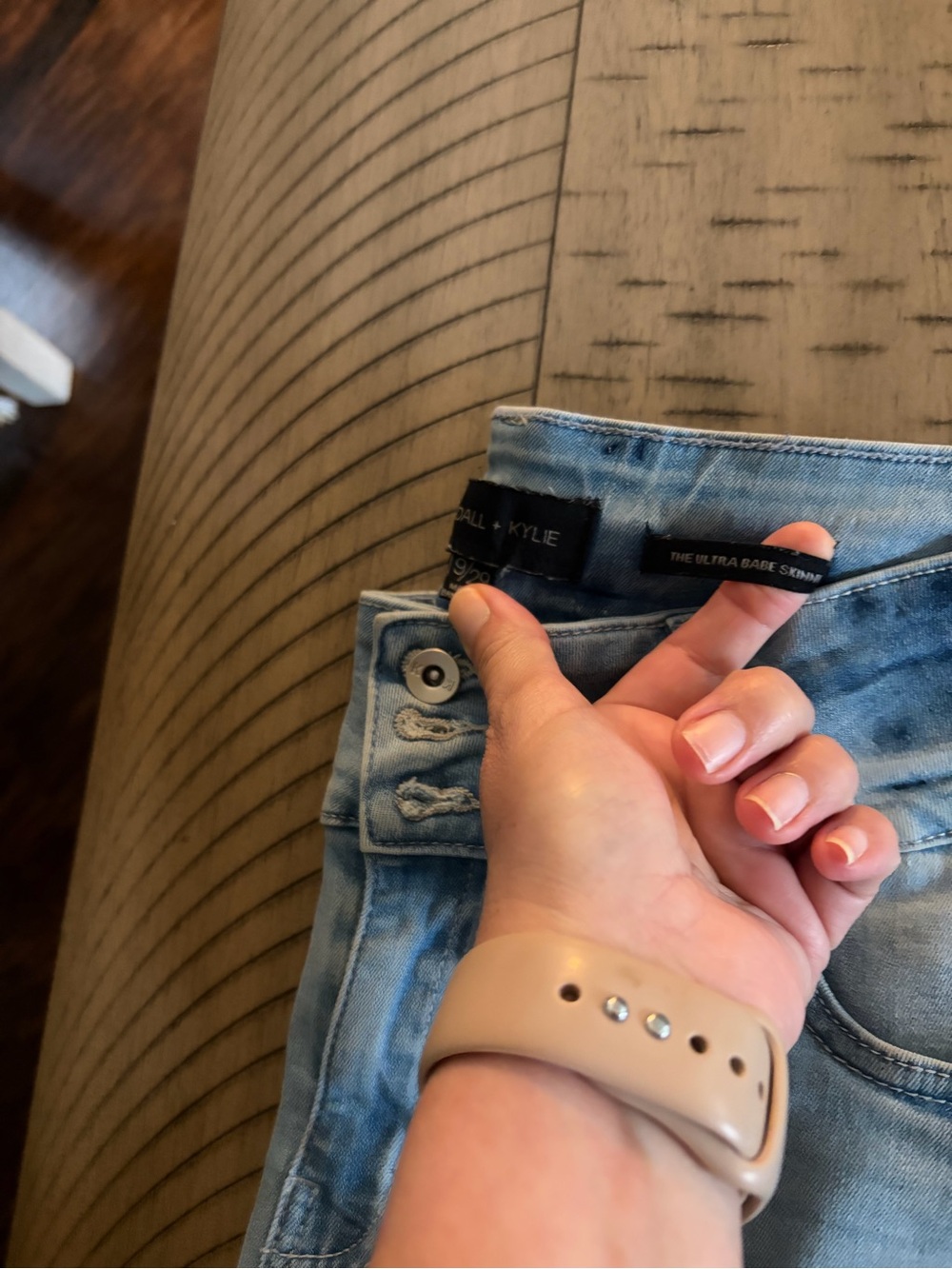 Kendall & Kylie Light Wash Skinny Jeans